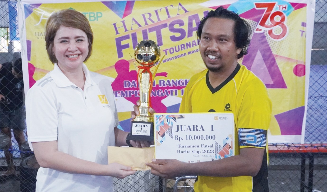 Harita nickel gelar turnamen futsal antar jurnalis maluku utara
